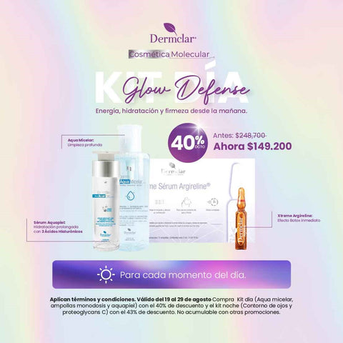 Kit Día Glow defense (Limpieza, hidratación y tratamiento)